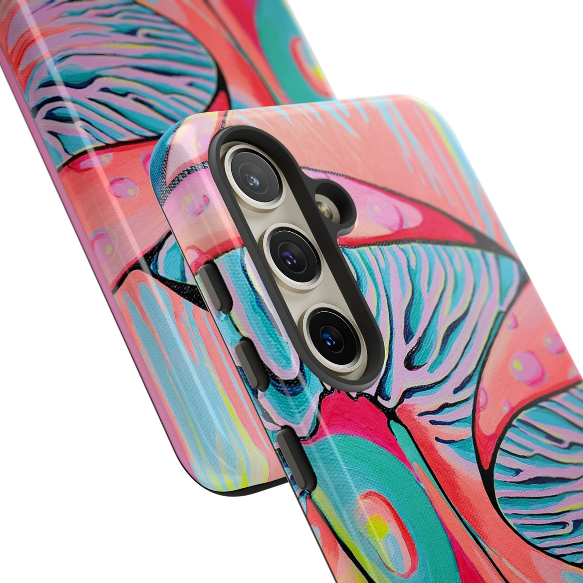 Coque de téléphone résistante Trippy Mushrooms