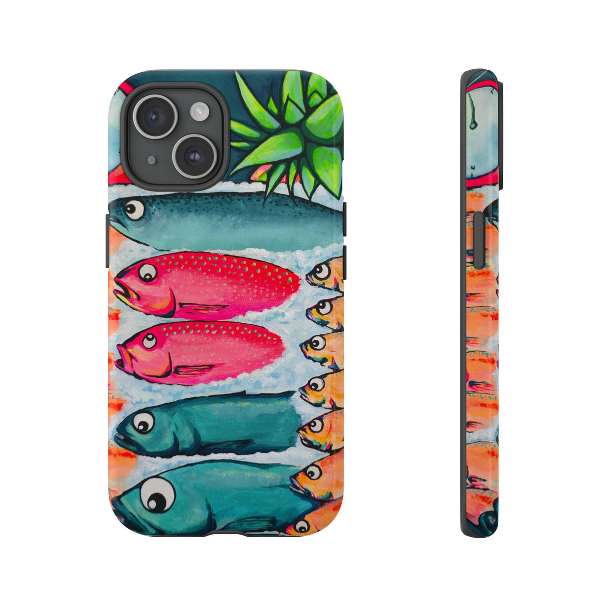 Neon Cabo Fish Market Tough Phone Case
