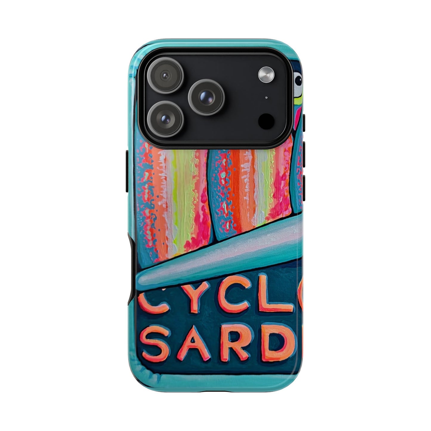 Neon Sardines Tough Phone Case