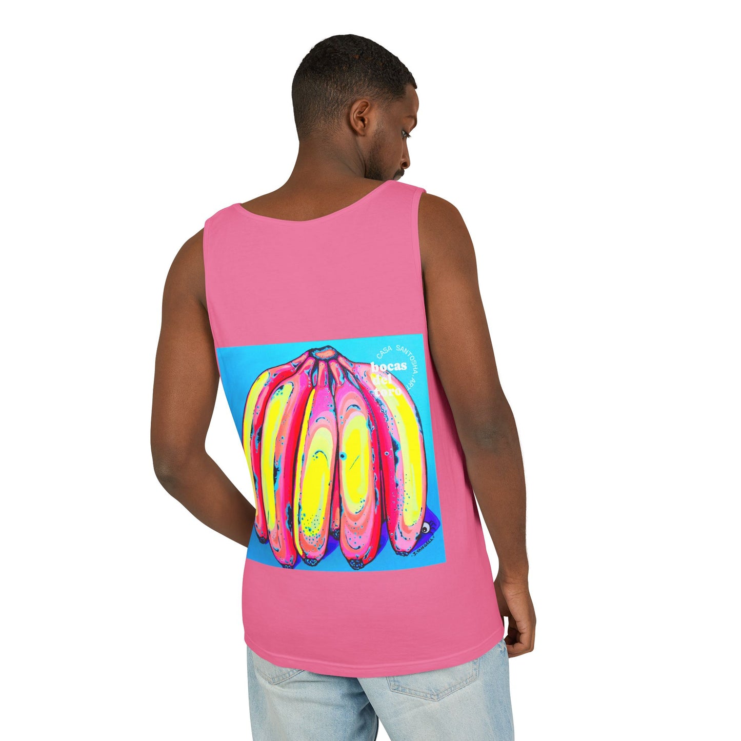 Unisex Neon Fat Bananas Tank Top - Perfect for Summer Vibes