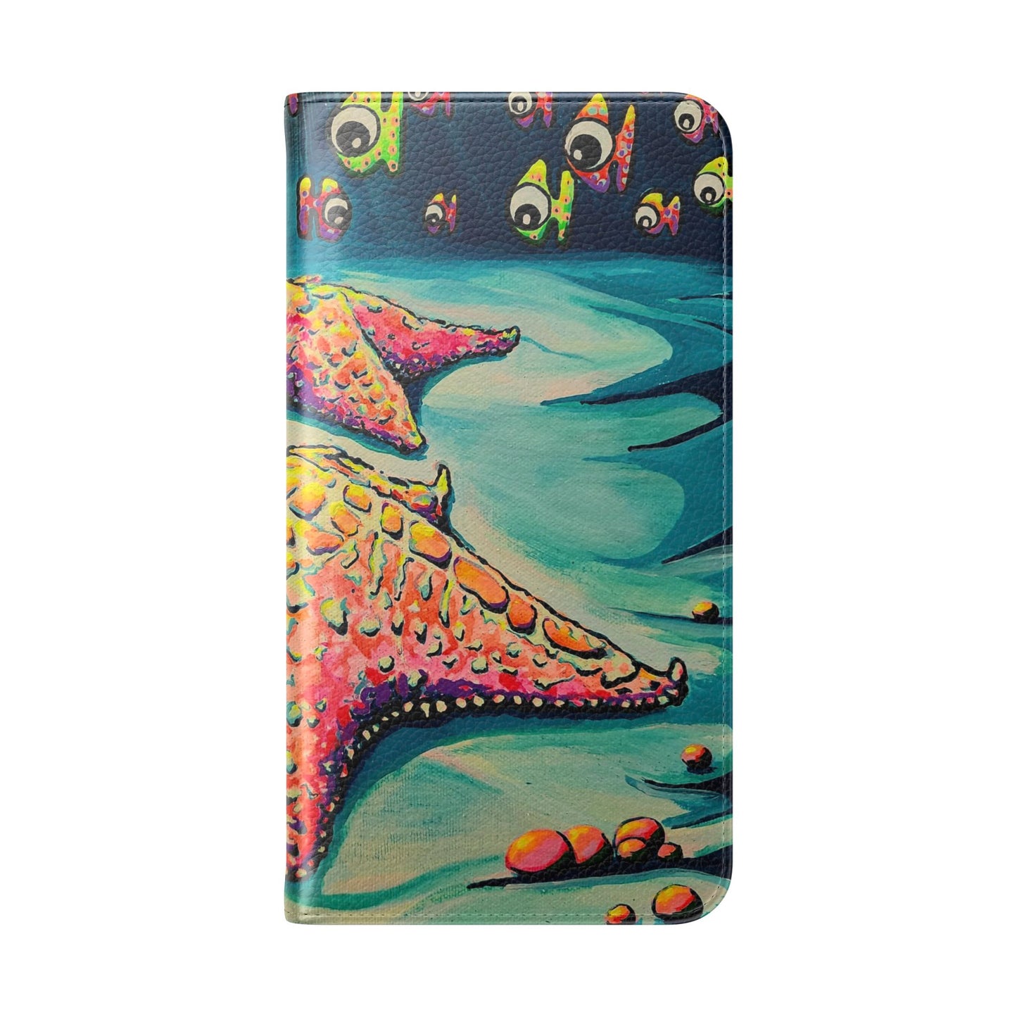 Cyclops Starfish Flip Phone Case – Wallet Cover with Card Slots