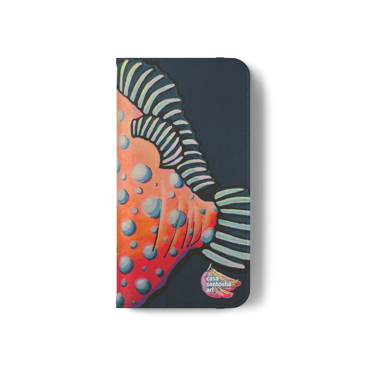 Cyclops Anglerfish Flip Phone Case – Wallet Cover with Card Slots