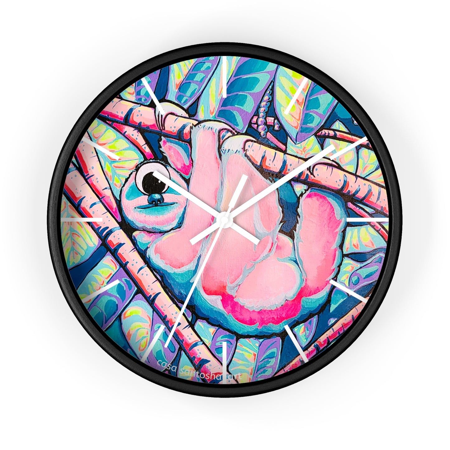 Cyclops Sloth Pop Art Wall Clock