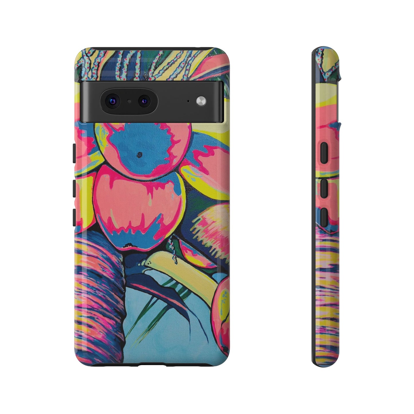 Neon Coconuts Tough Phone Case