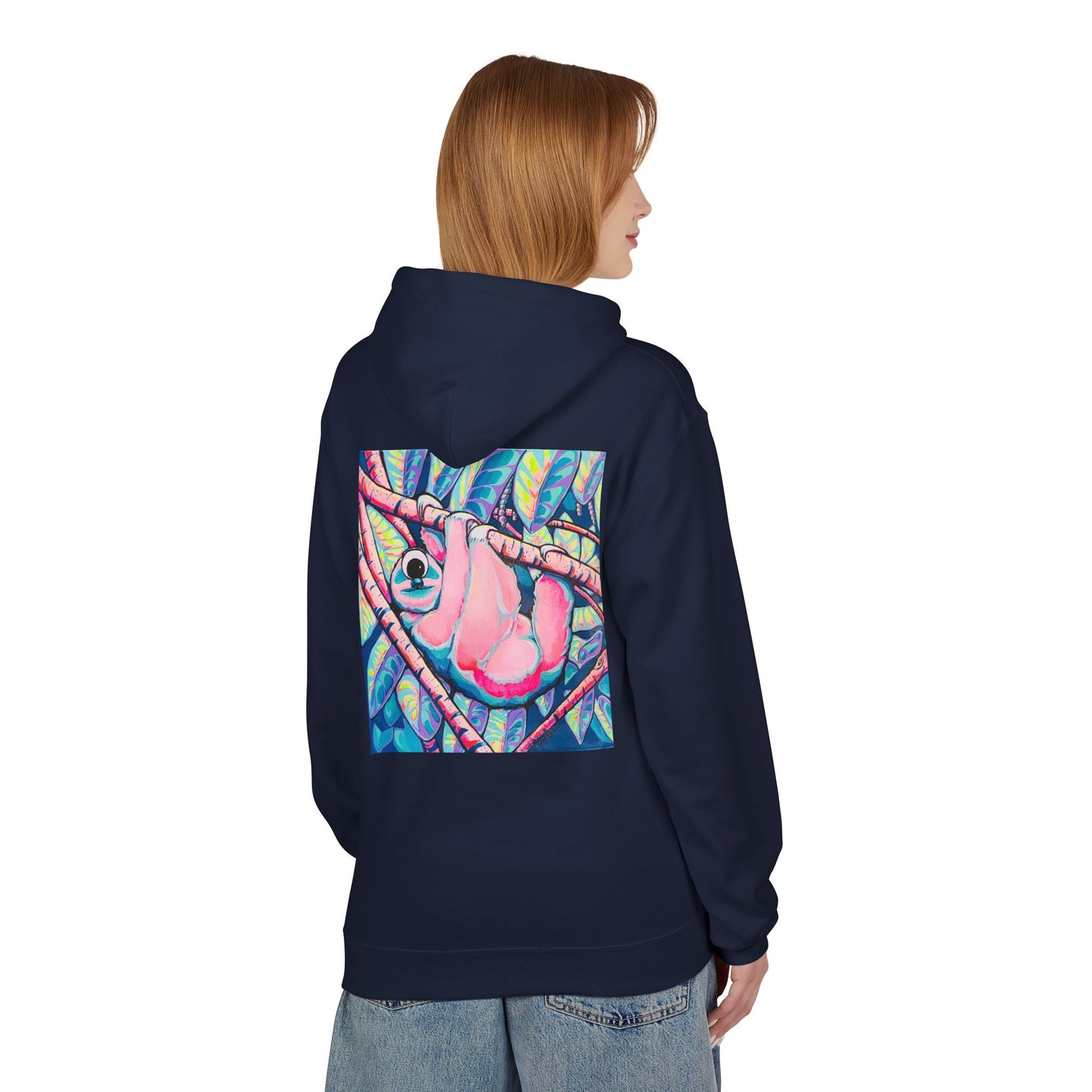 Unisex Cyclops Sloth Soft Hoodie