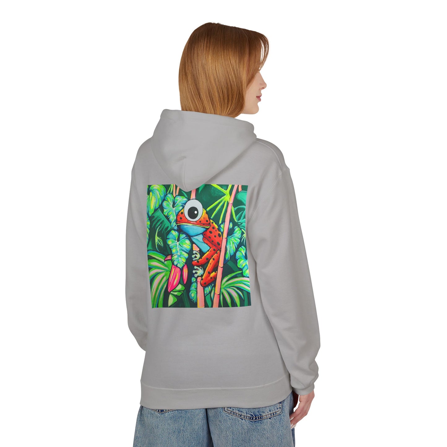 Unisex Cyclops Red Frog Soft Hoodie
