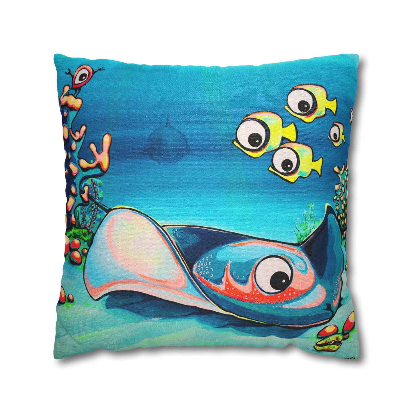 Cyclops Stingray Pillowcase for Throw Pillow, Cover Only