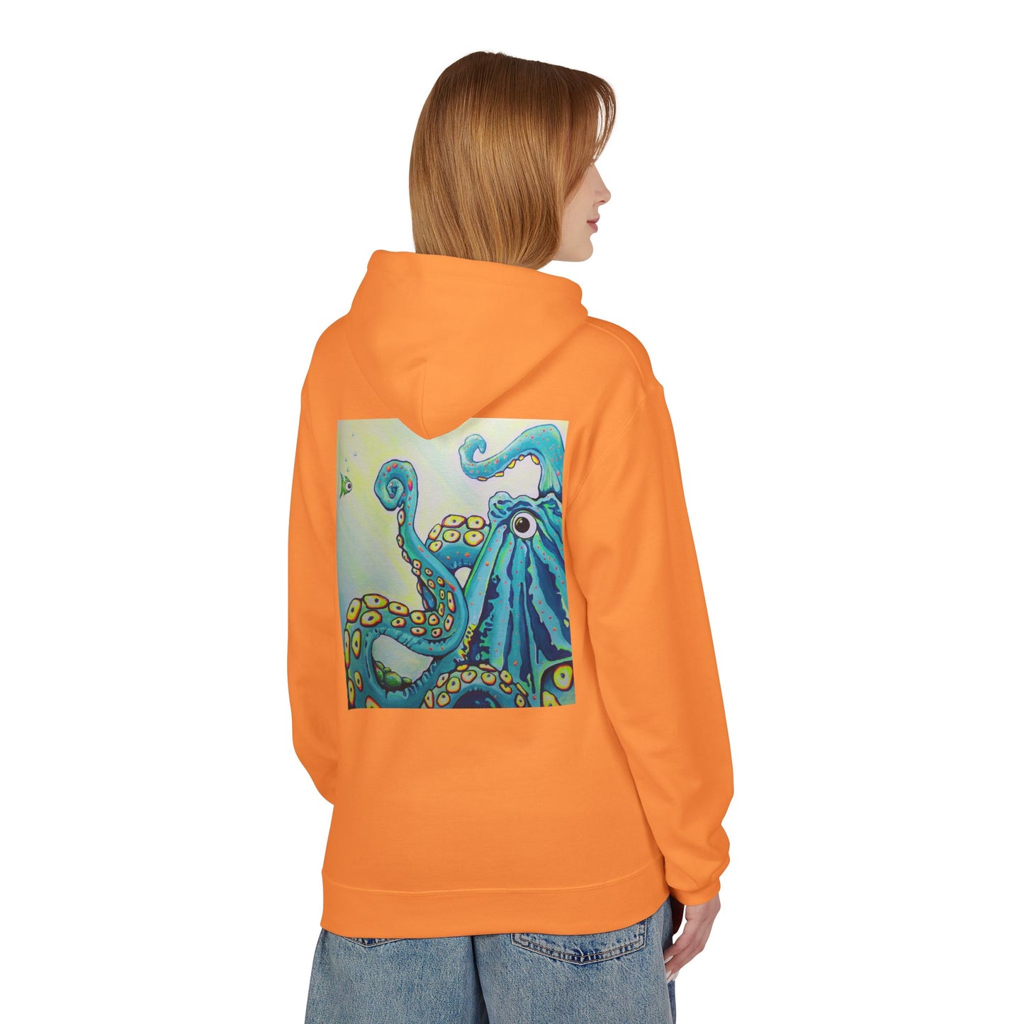Unisex Cyclops Octopus Soft Hoodie