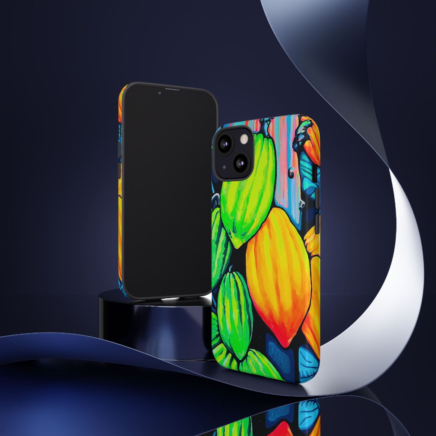 Neon Cacao Tough Phone Case