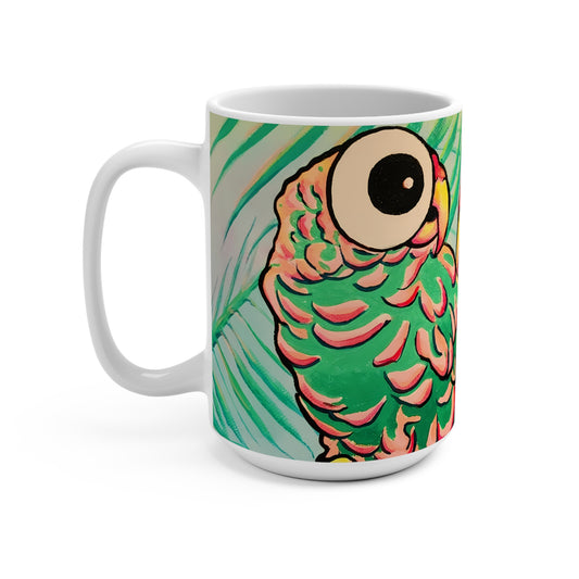 Chatty Cyclops Parrots Mug