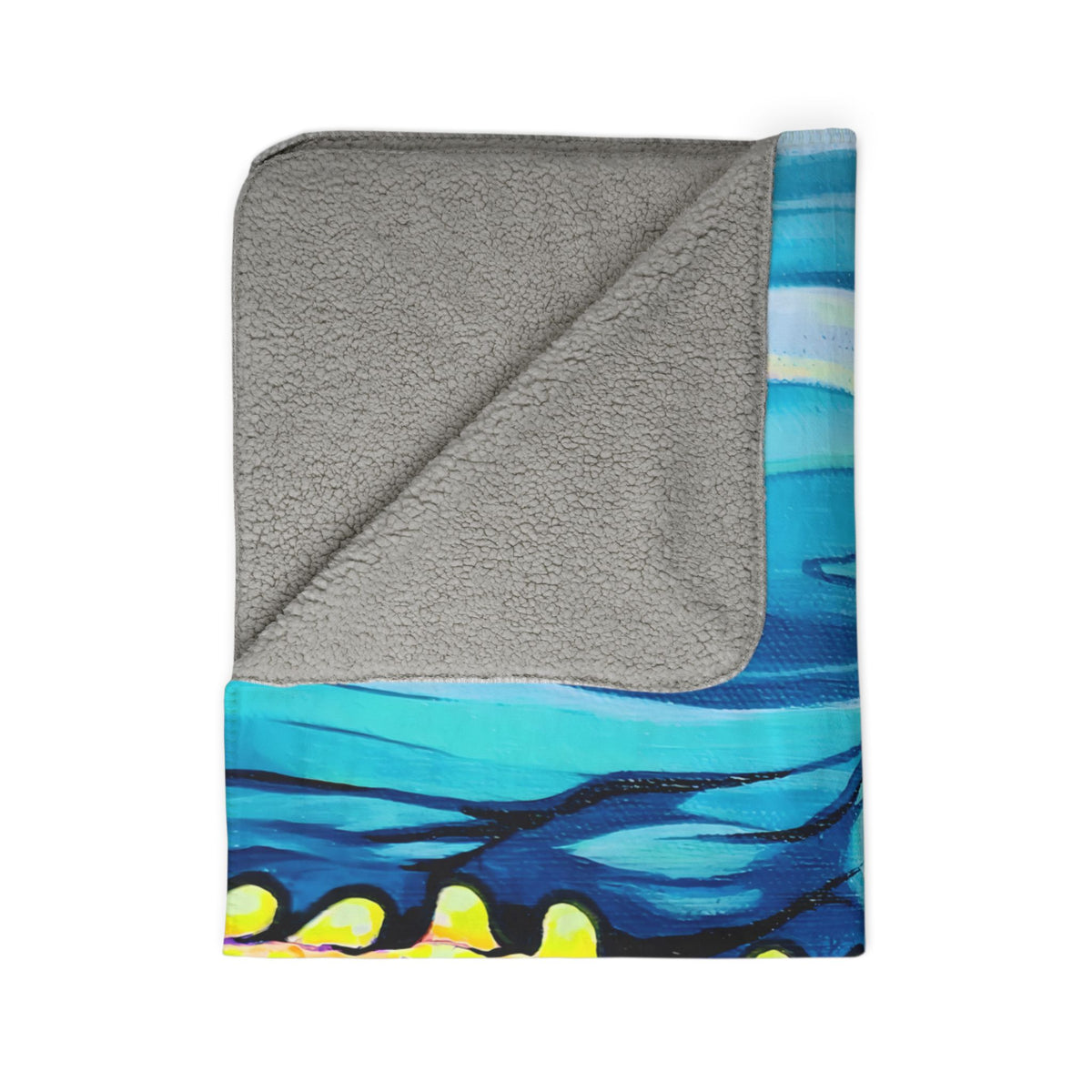 Starfish Beach Bocas Fleece Sherpa Blanket
