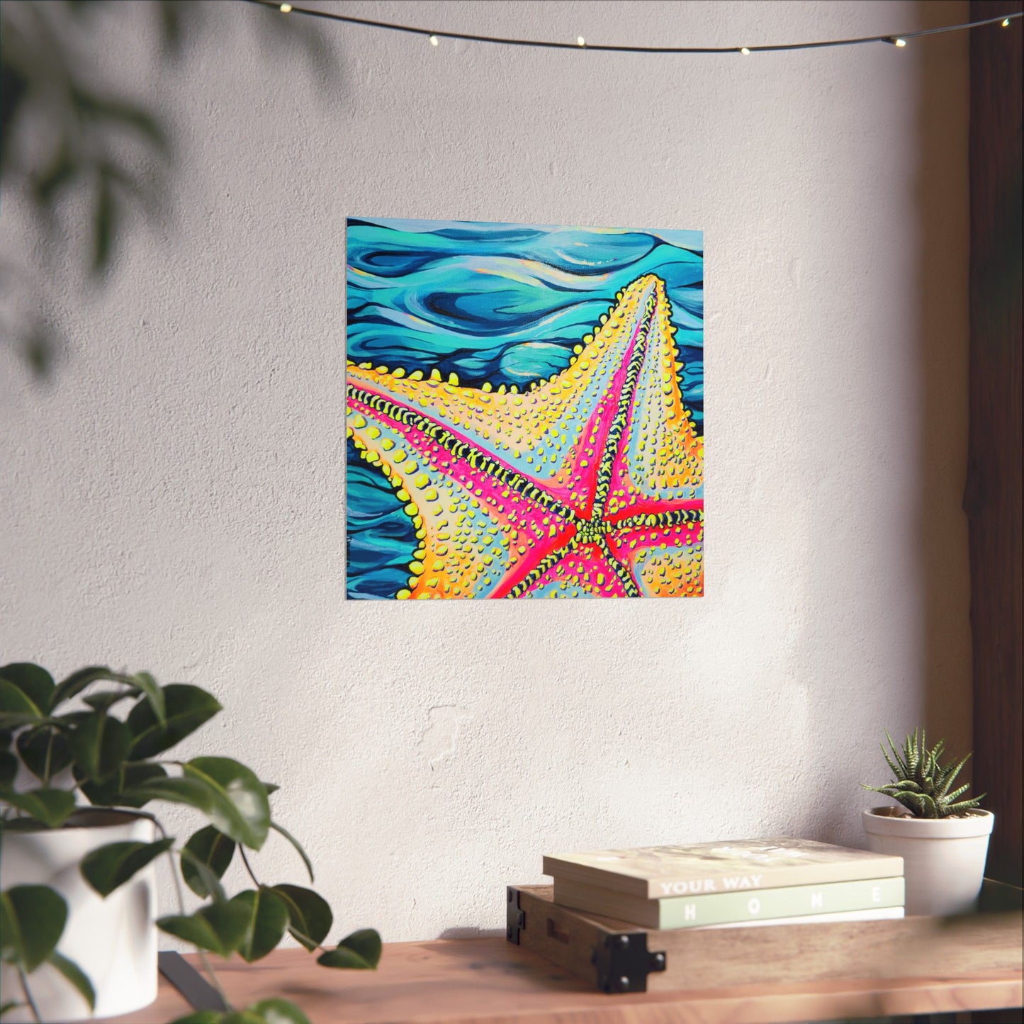 Starfish Beach Bocas Giclée Art Poster