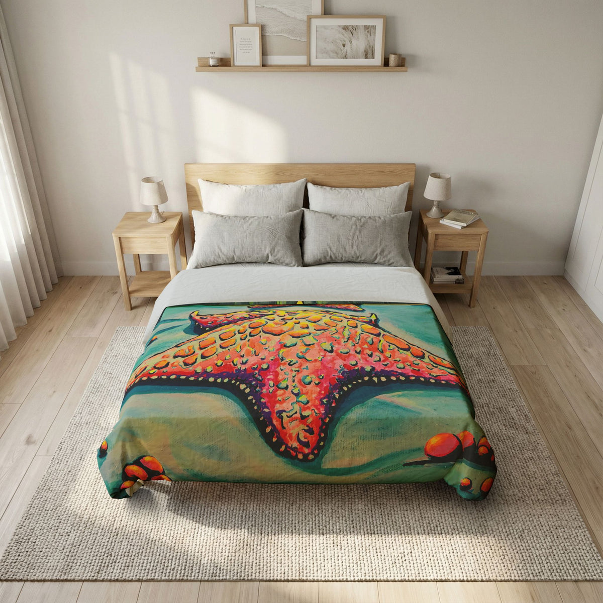 Cyclops Starfish Duvet Cover