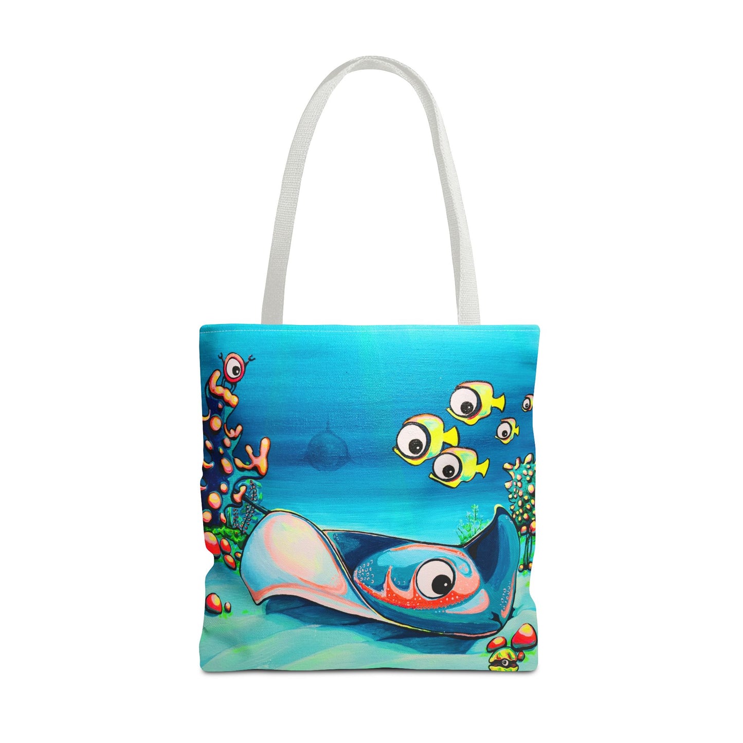 Premium Cyclops Stingray Tote Bag, Original Artist Design, Reusable Shopping Tote, Eco-Friendly