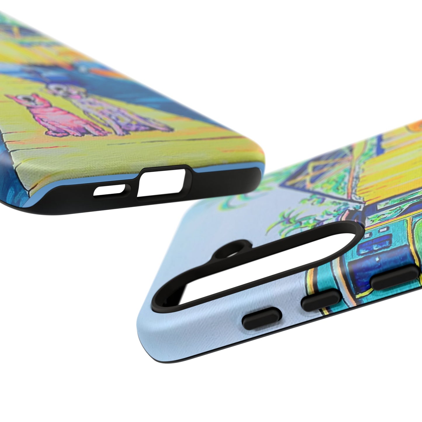 Cyclops Cat and Dog in Bocas Tough Phone Case