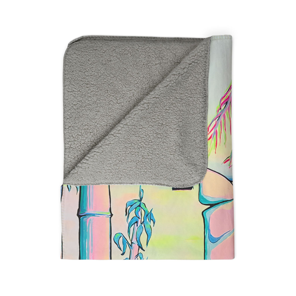 Serenity Bocas Fleece Sherpa Blanket
