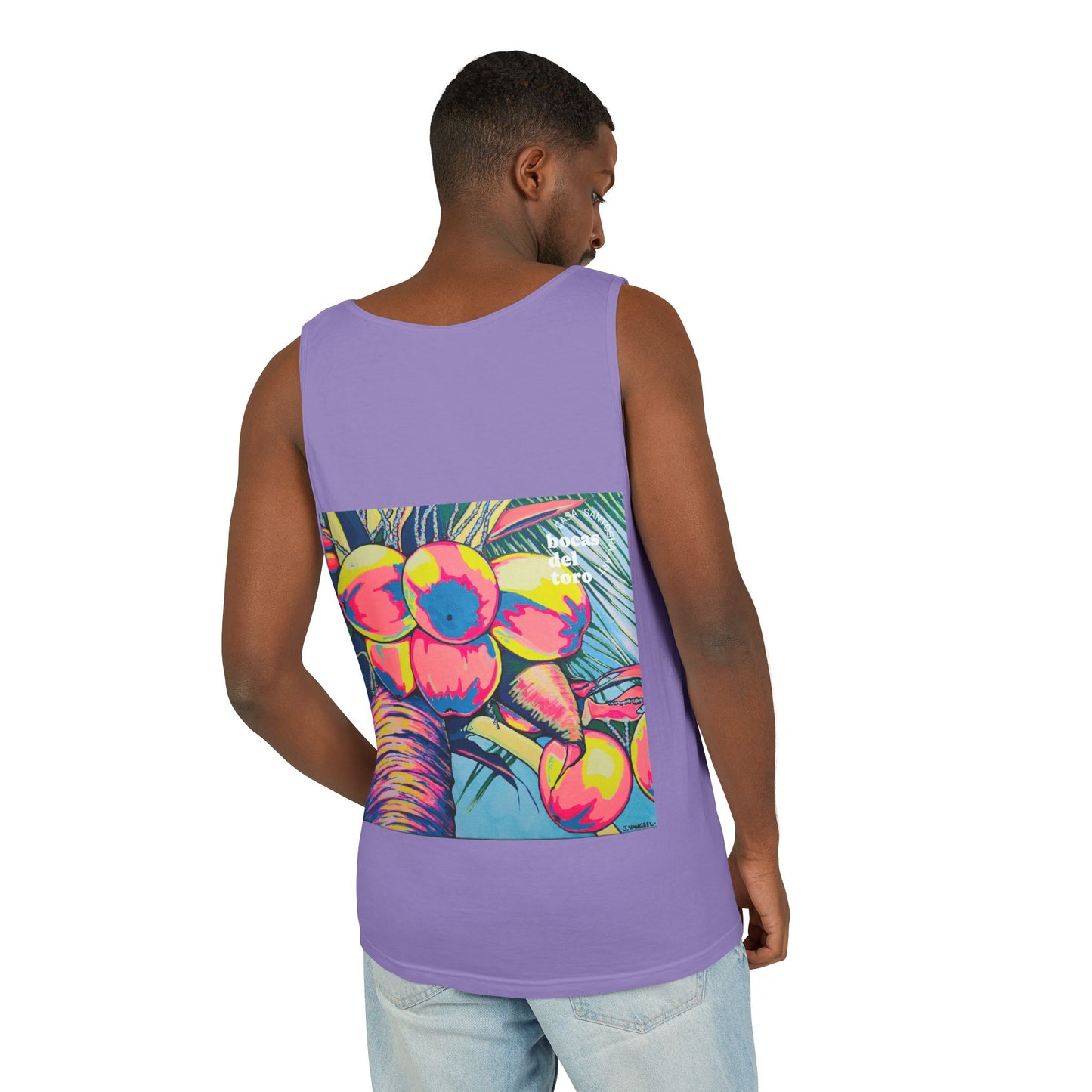 Unisex Neon Coconuts Tank Top - Perfect for Summer Vibes