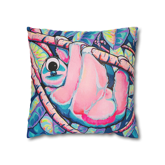 Cyclops Sloth Pillowcase for Throw Pillow, Cover Only