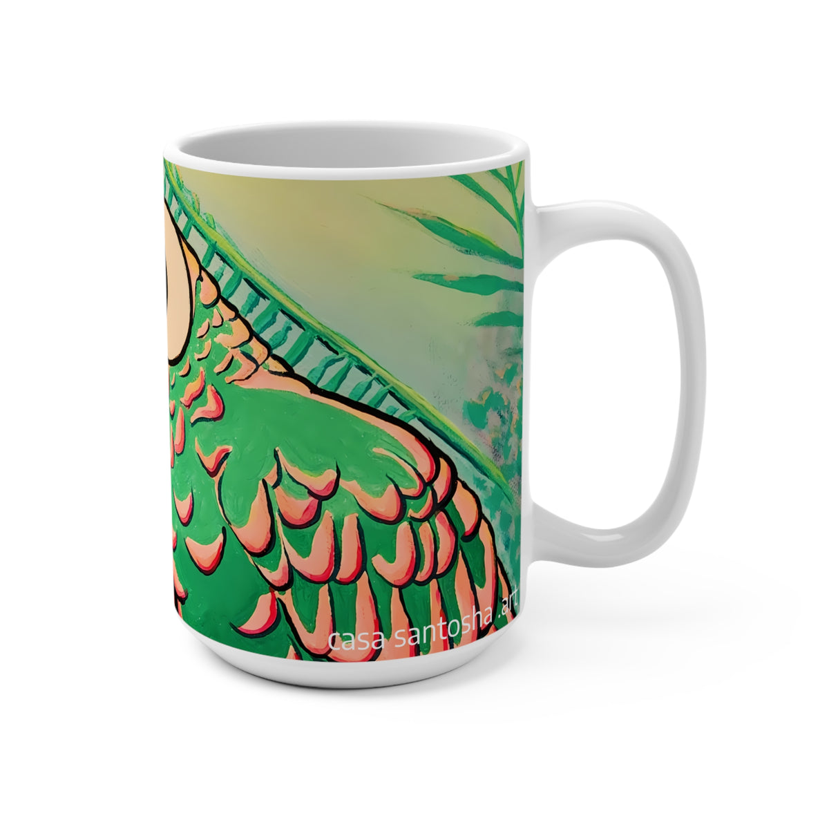 Chatty Cyclops Parrots Mug