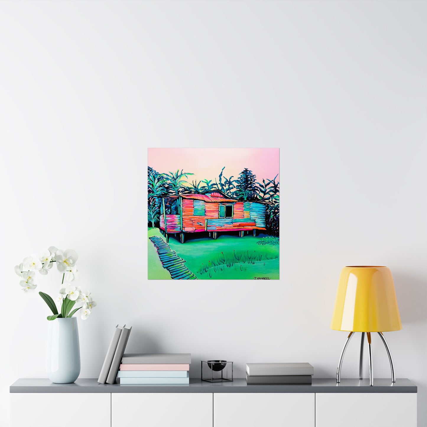 Luis Russell House Bocas Giclée Art Poster