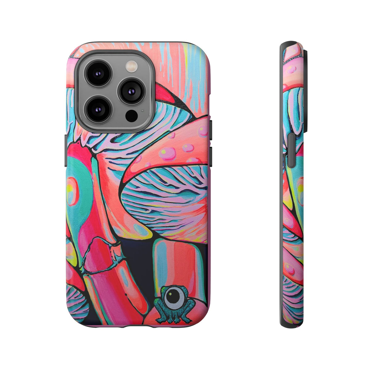 Coque de téléphone résistante Trippy Mushrooms