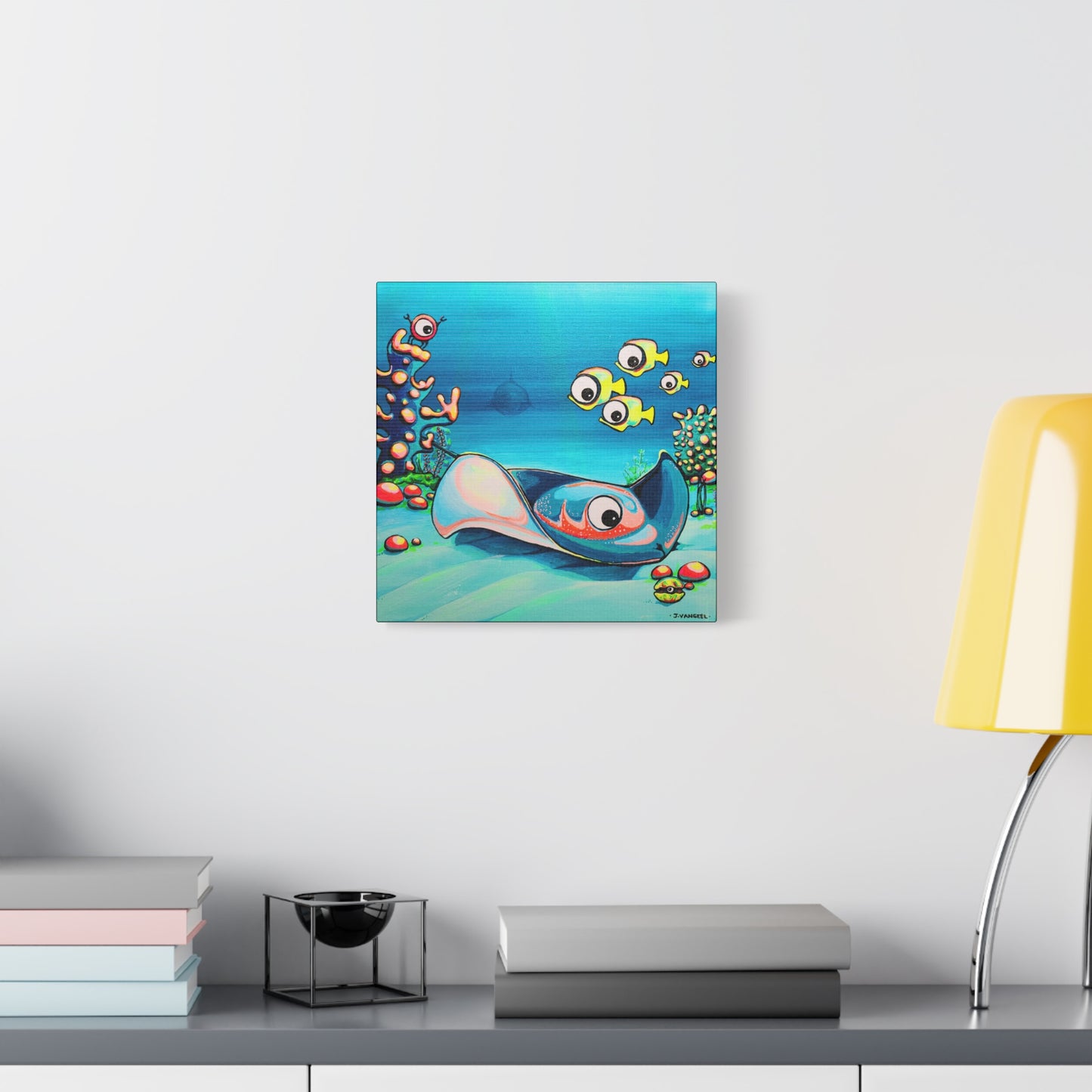 Cyclops Stingray Canvas Wall Art