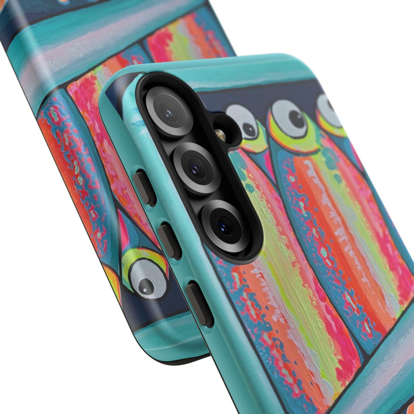 Neon Sardines Tough Phone Case