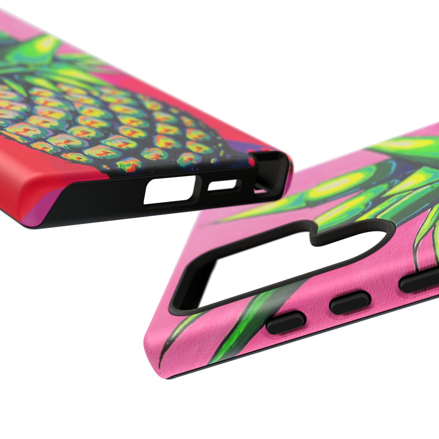 Neon Pineapple Tough Phone Case