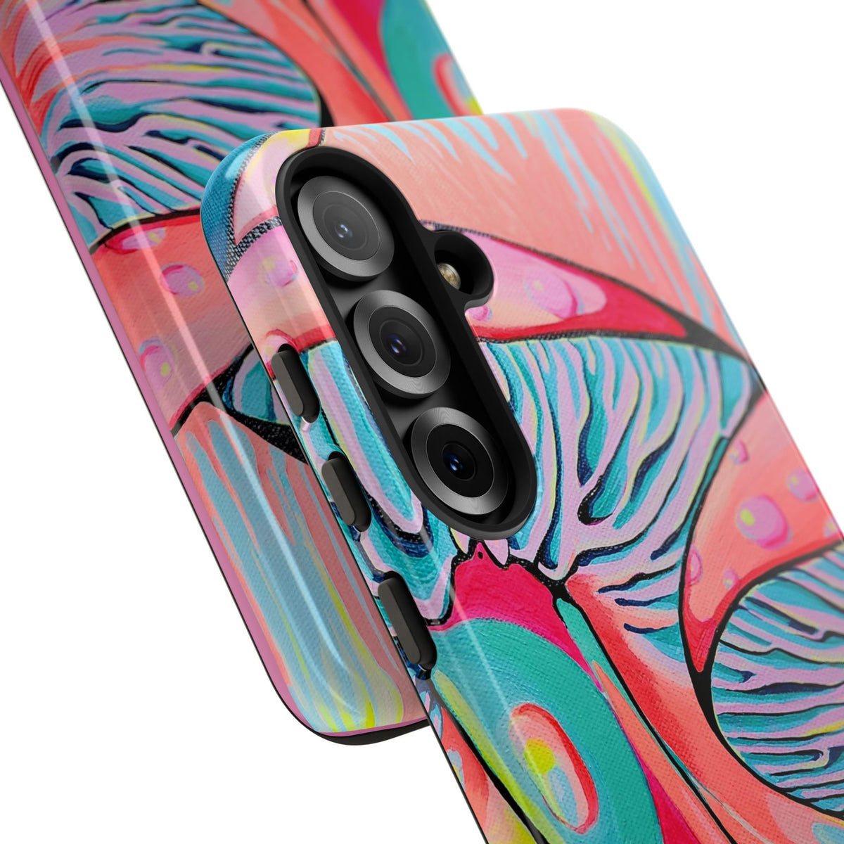 Coque de téléphone résistante Trippy Mushrooms