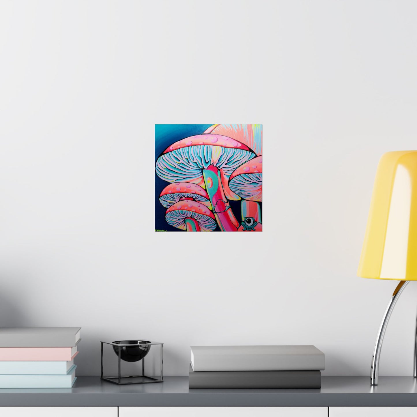 Trippy Mushrooms Giclée Art Poster