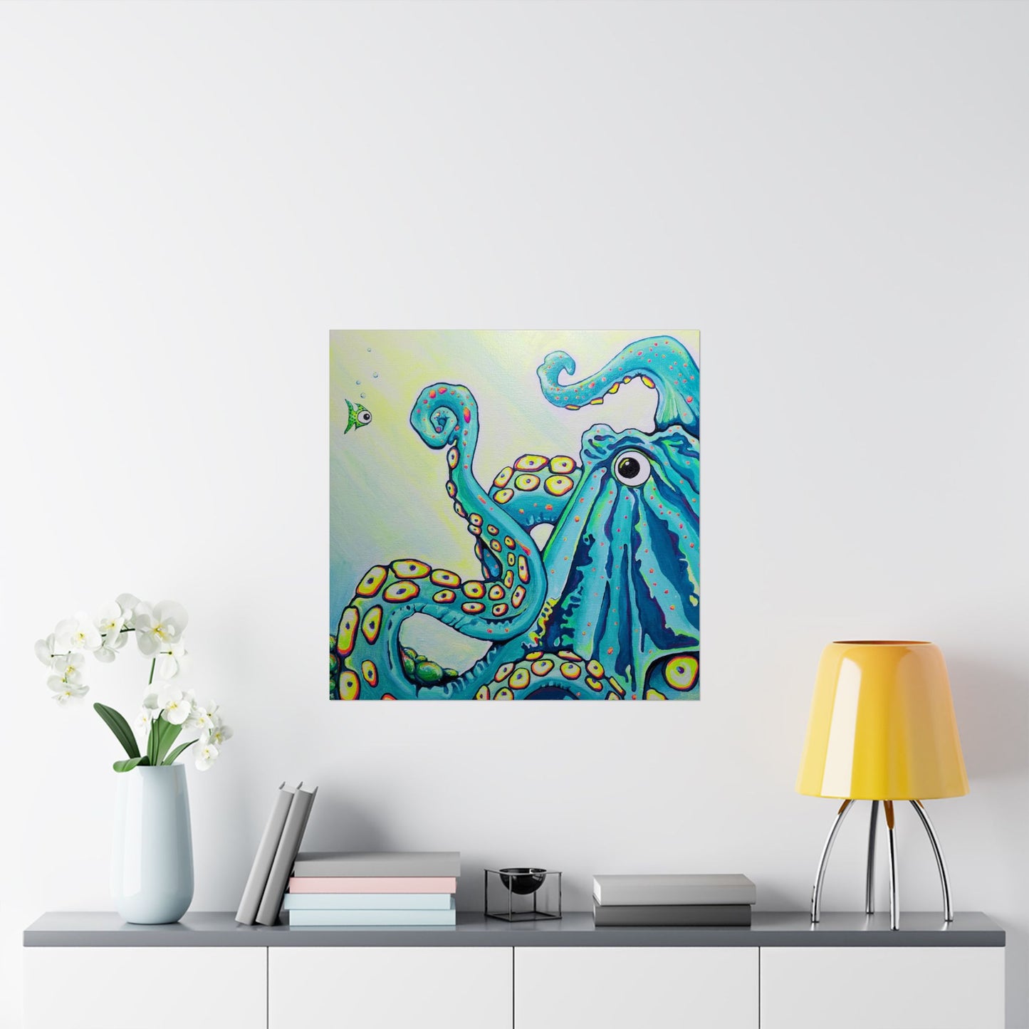 Cyclops Octopus Giclée Art Poster