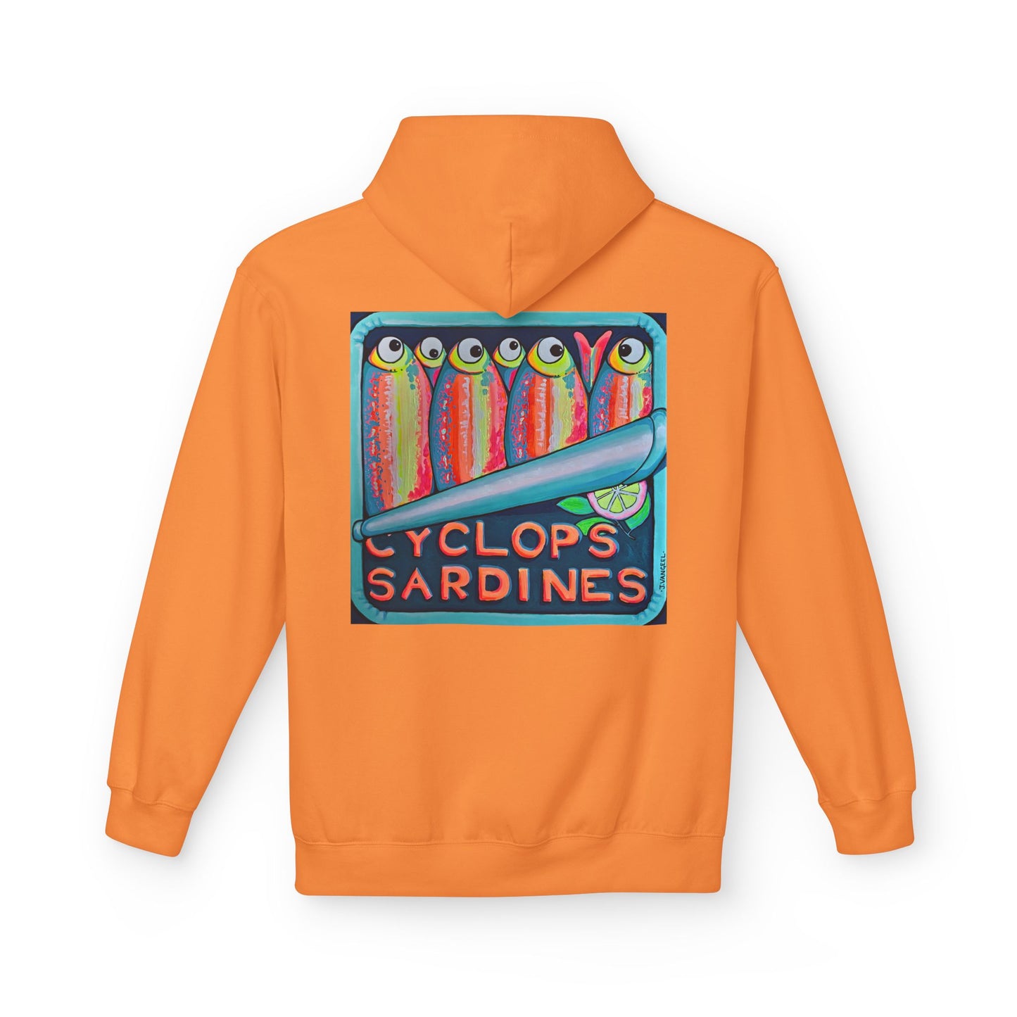 Unisex Neon Sardines Soft Hoodie