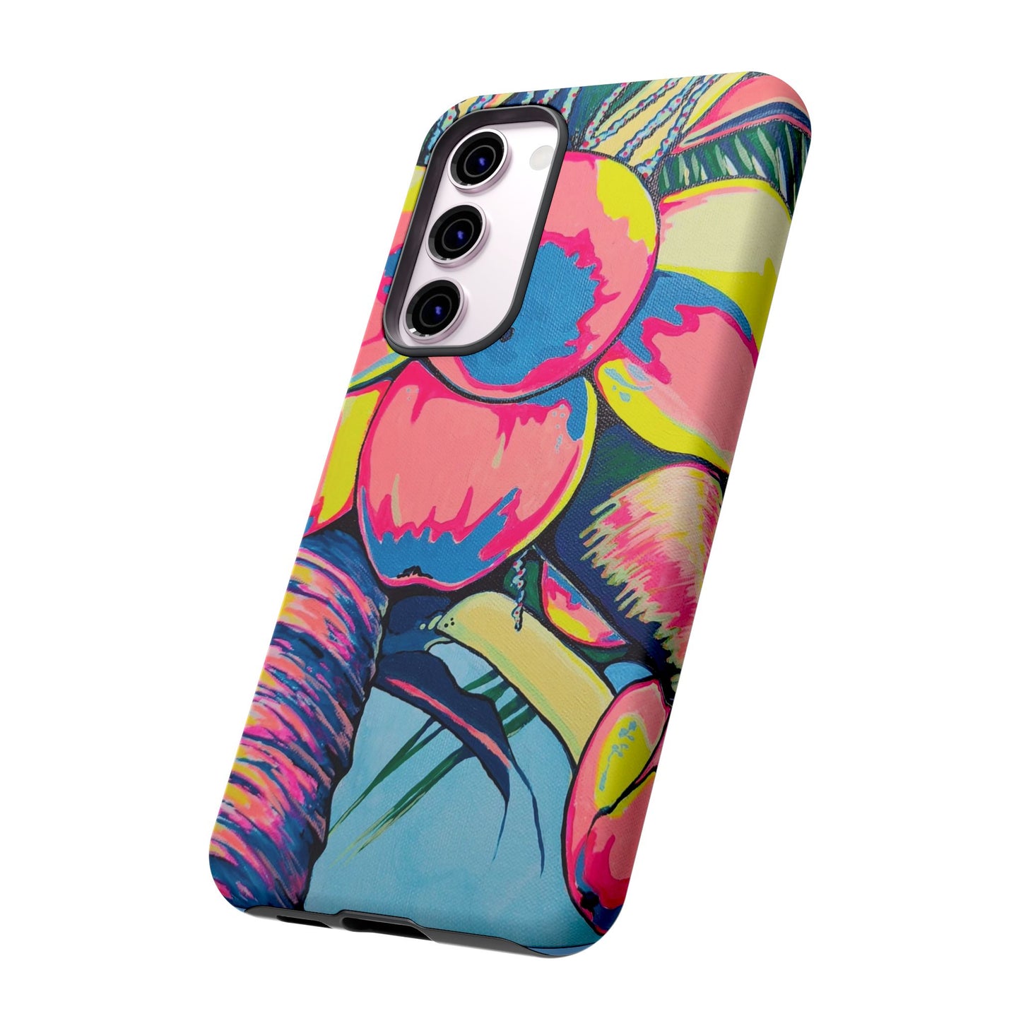 Neon Coconuts Tough Phone Case