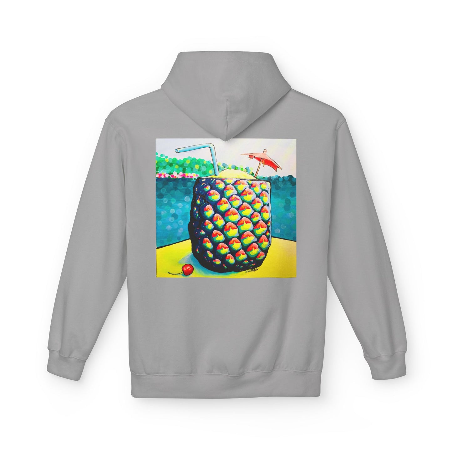 Unisex Neon Piña Colada Soft Hoodie