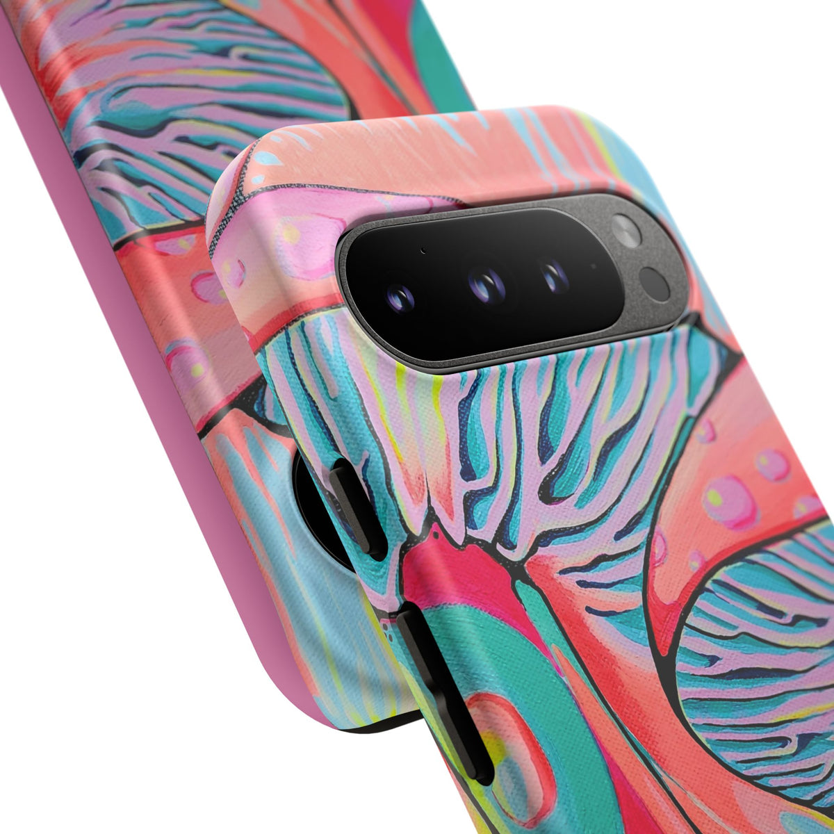 Coque de téléphone résistante Trippy Mushrooms