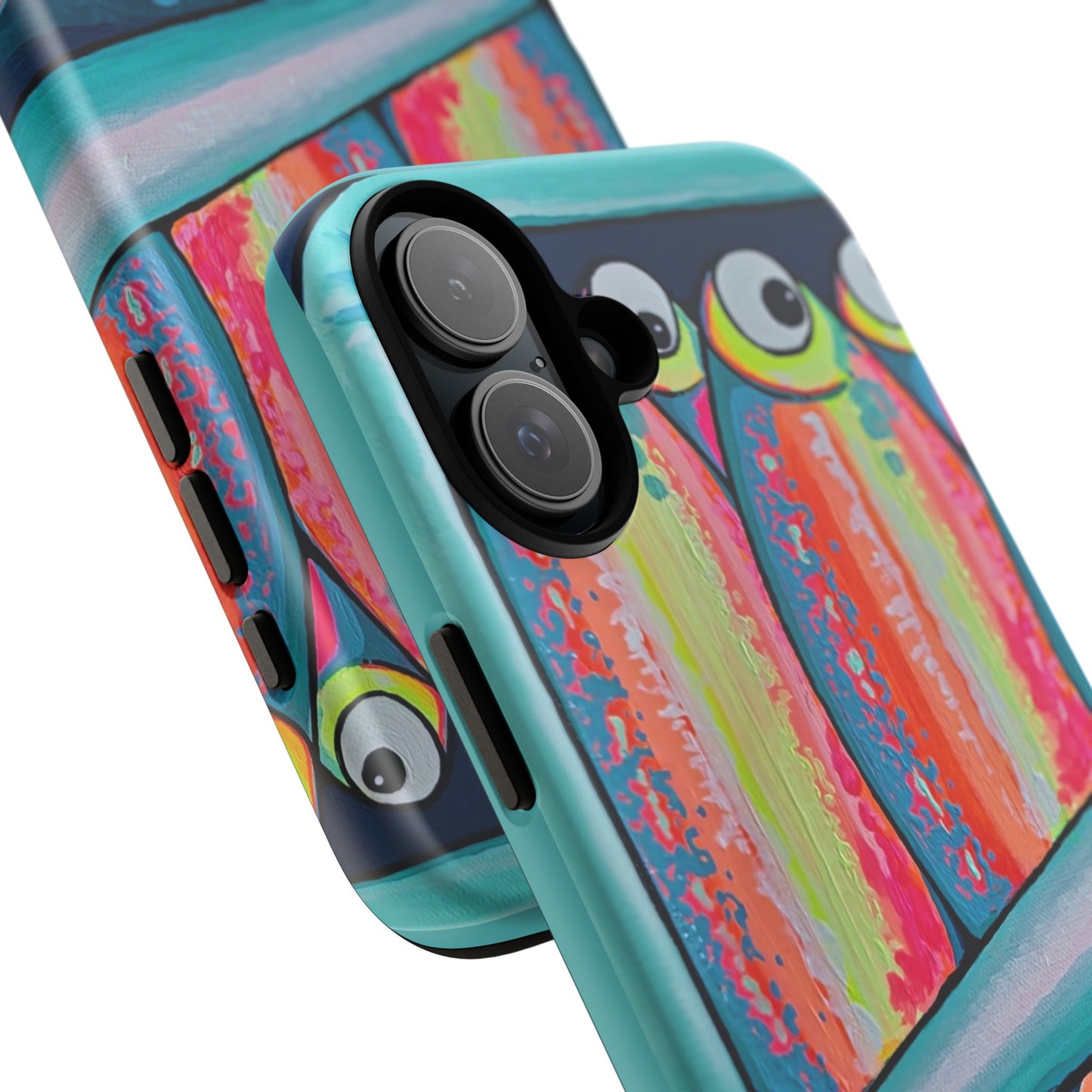 Neon Sardines Tough Phone Case