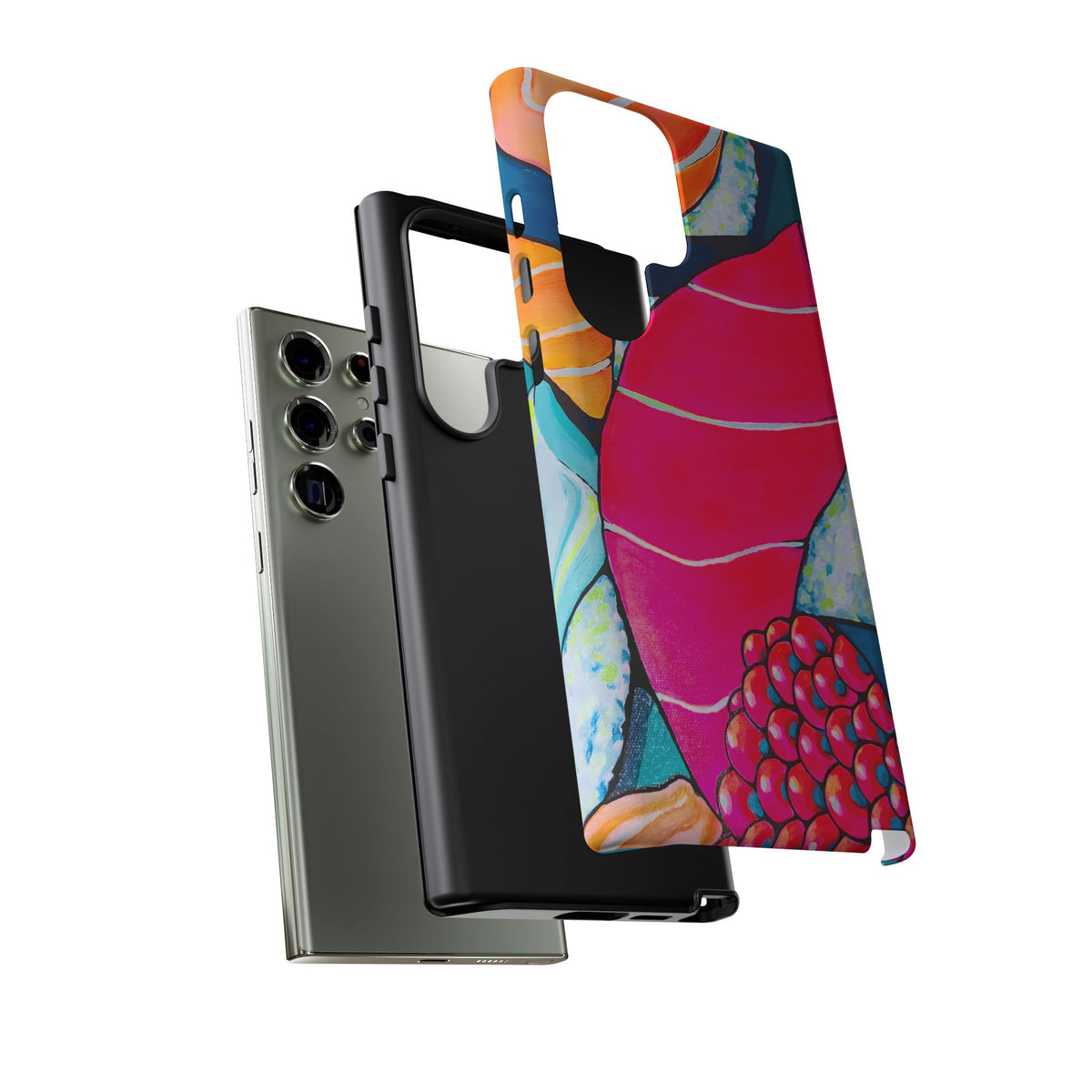 Coque de téléphone résistante Néon Sushi