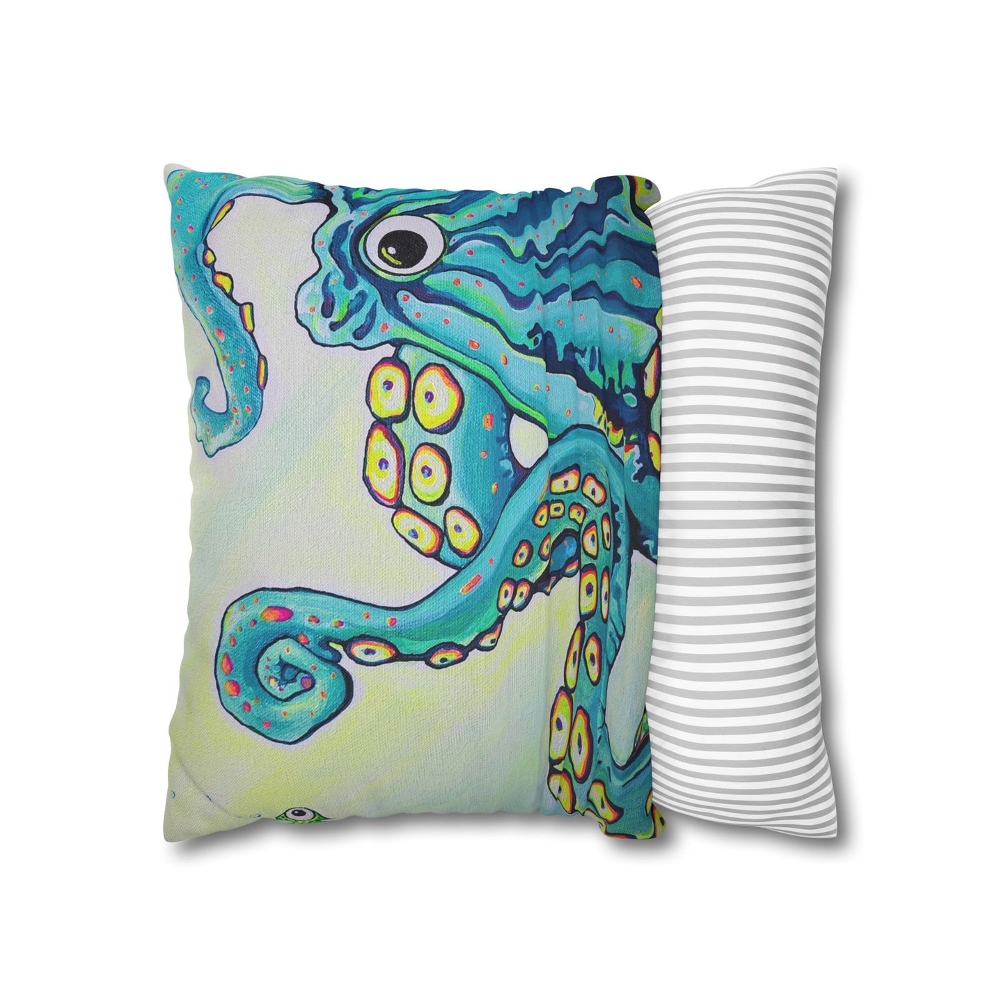 Cyclops Octopus Pillowcase, Cover Only