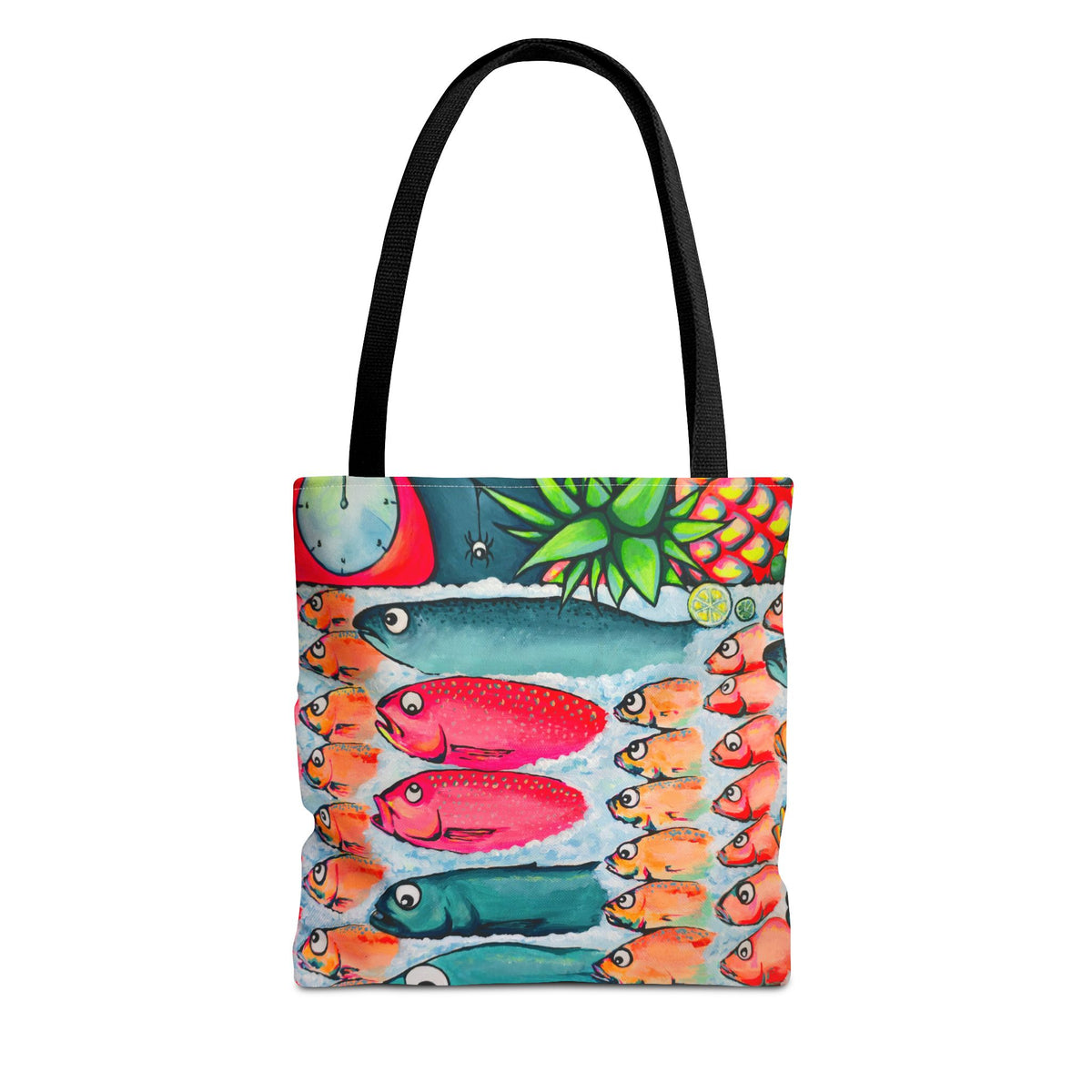 Neon Cabo Fish Market Day Tote