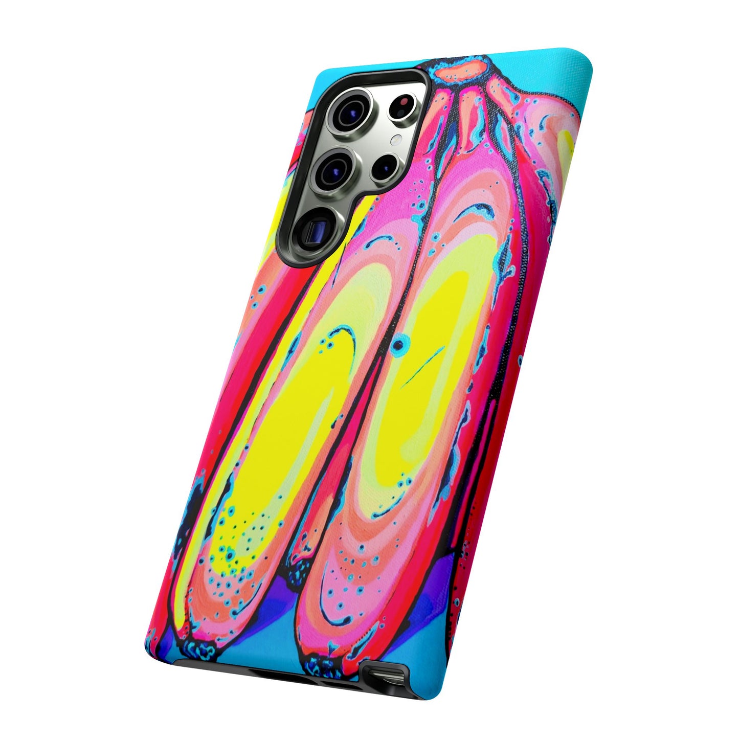 Neon Fat Bananas Tough Phone Case