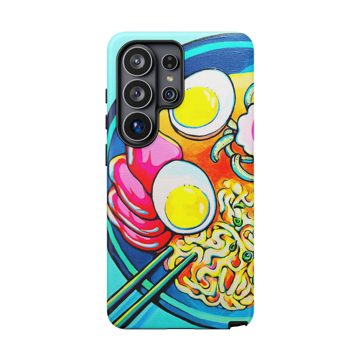 Coque de téléphone résistante Neon Ramen