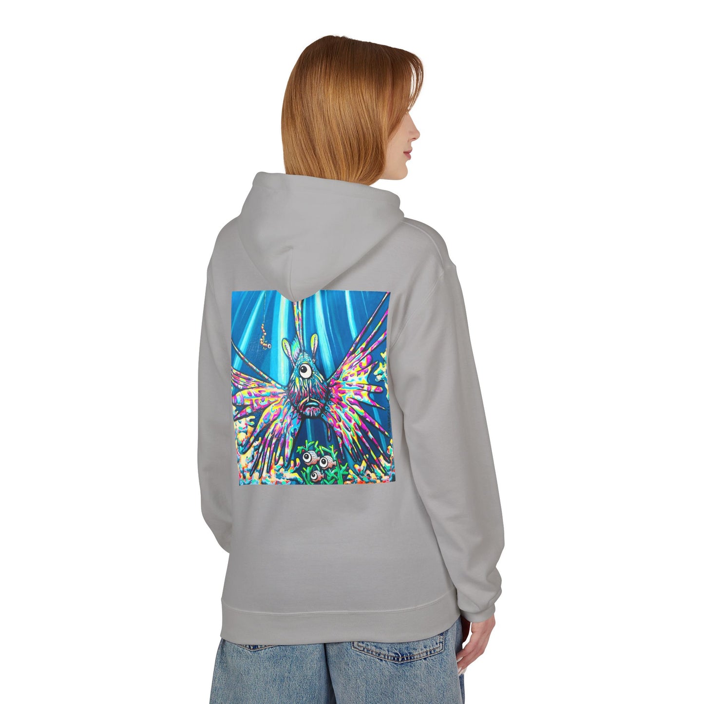 Unisex Cyclops Lionfish Soft Hoodie
