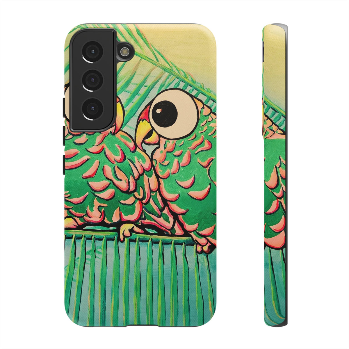 Chatty Cyclops Parrots Tough Phone Case