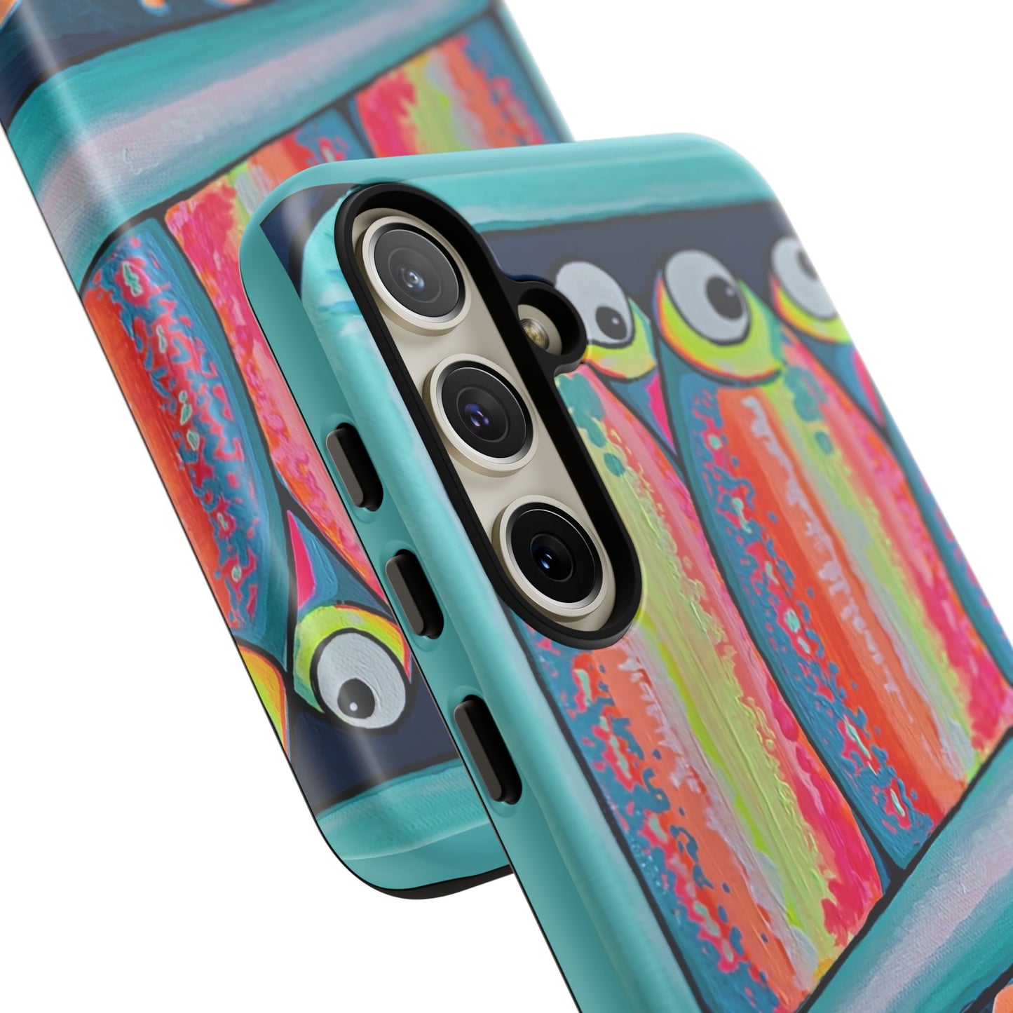 Neon Sardines Tough Phone Case