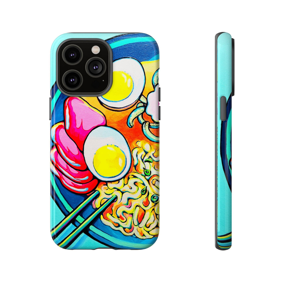 Coque de téléphone résistante Neon Ramen