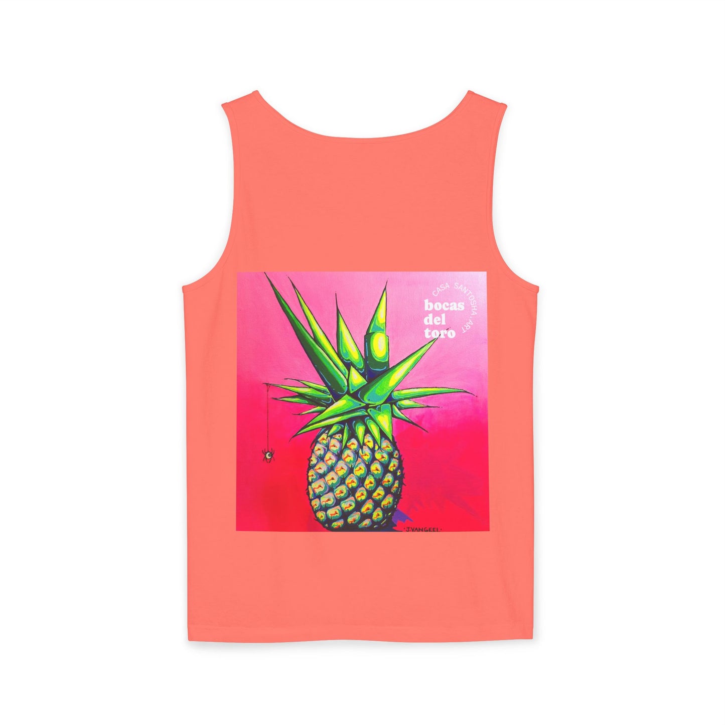 Unisex Neon Pineapple Tank Top - Perfect for Summer Vibes