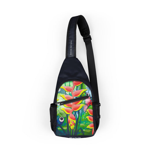 Cyclops Hummingbirds Art Sling Bag - Travel or Everyday Chest Bag