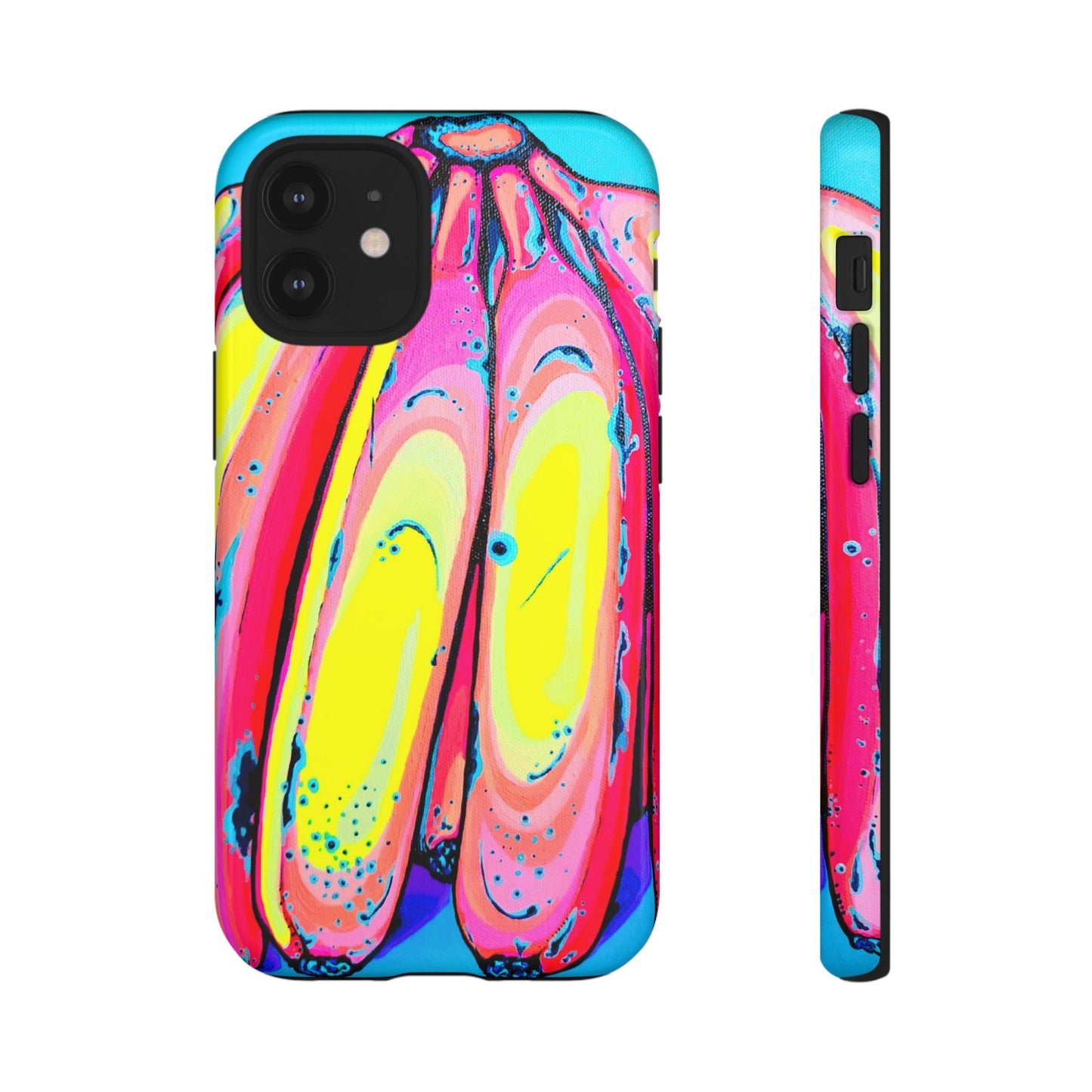 Neon Fat Bananas Tough Phone Case