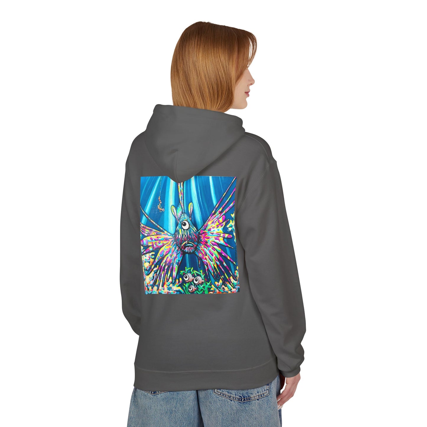 Unisex Cyclops Lionfish Soft Hoodie