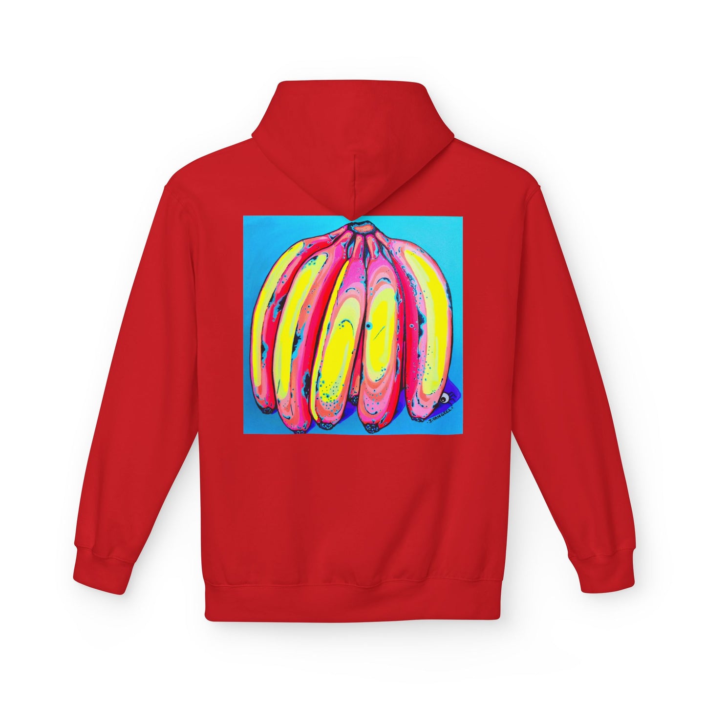 Unisex Neon Fat Bananas Soft Hoodie